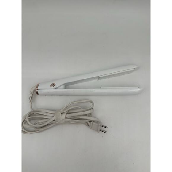 T3 SinglePass Stlye Plus 1 inch Straightener Gold White (No box) (A) - Picture 1 of 4